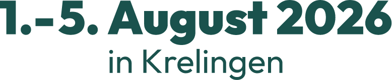 BUJU 2026 Zeit und Ort: 1. bis 5. August 2026 in Krelingen